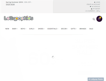 Tablet Screenshot of lollypop-kids.com